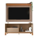 Ver imagem 1 de Bancada Sala Moderna Mondrian 1.5 + Painel Extensível Mondrian Sued Freijó