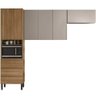 Cozinha Compacta Lazuli 5 Portas e 3 Gavetas 90531 Demóbile - 1