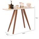 Ver imagem 5 de Aparador Retro Com Pés Palito Hall de Entrada Tigo Off White