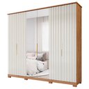 Ver imagem 2 de Guarda Roupa Elegance 6 Portas 6 Gavetas com Espelho MDF
