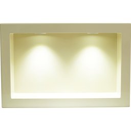 Nicho de Embutir de Mármore Sintético 30x50cm Bege com LED Quanta Compositos Nicho de embutir 30x50  - 3
