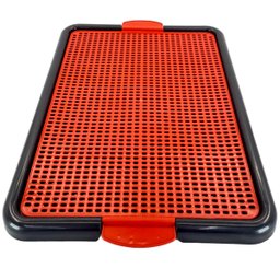 Sanitário Higiênico Canino Pet Banheiro para Cachorros Tapete Higienico - Vermelho - 2