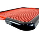 Ver imagem 3 de Sanitário Higiênico Canino Pet Banheiro para Cachorros Tapete Higienico - Vermelho