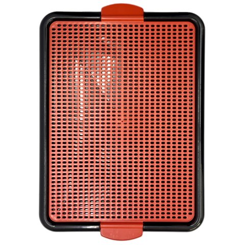 Sanitário Higiênico Canino Pet Banheiro para Cachorros Tapete Higienico - Vermelho