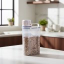 Ver imagem 3 de Pote C/ Medidor 1.5 L Cereal Ração Grãos Hermético Dispenser Branco