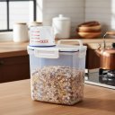 Ver imagem 5 de Pote C/ Medidor 1.5 L Cereal Ração Grãos Hermético Dispenser Branco