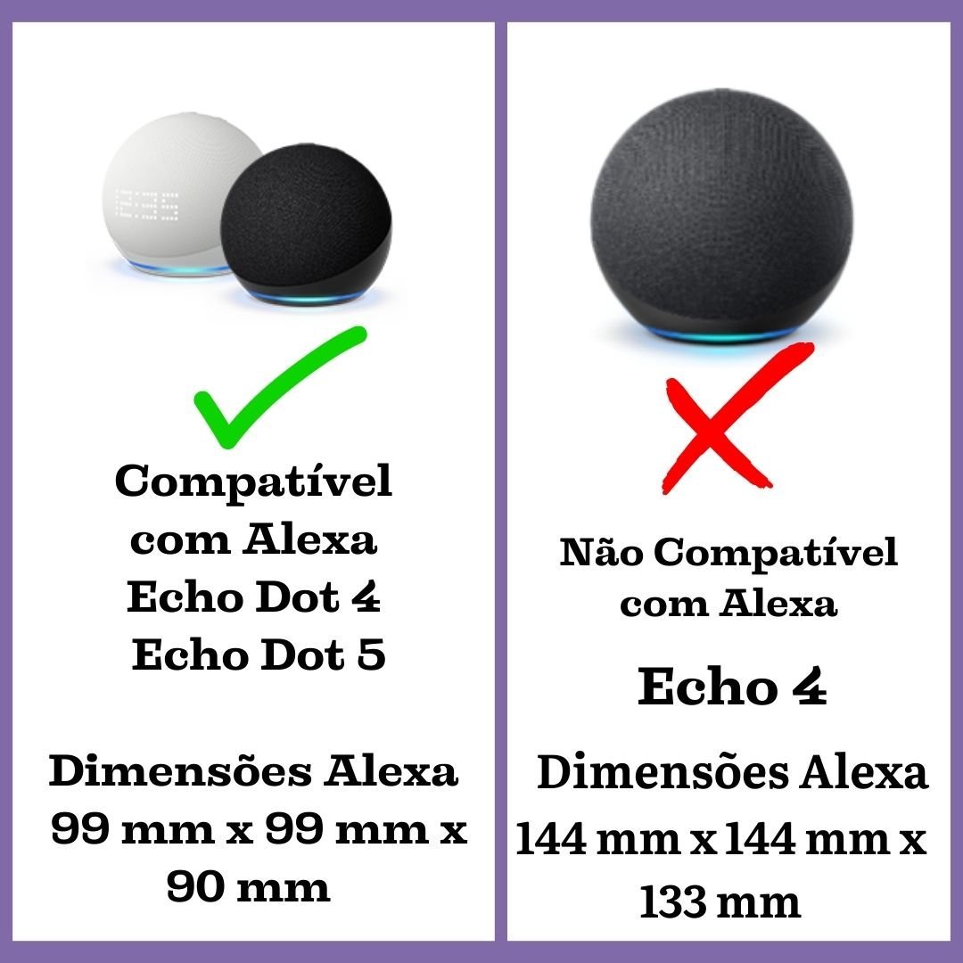 Suporte Alexa Echo Dot 4 e Echo Dot 5 Pinscher - 8