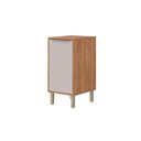 Ver imagem 1 de Balcão Cozinha Brilhante 1 Porta 40cm Cinamomo/Off White MGM