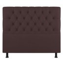 Ver imagem 1 de Cabeceira Cama Box Solteiro Nice 90cm Sintético Marrom - Abmaza