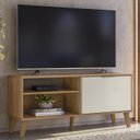 Ver imagem 2 de Rack Bancada para Tv 50 Pol 115 Cm 6950 Nature Off White Plla