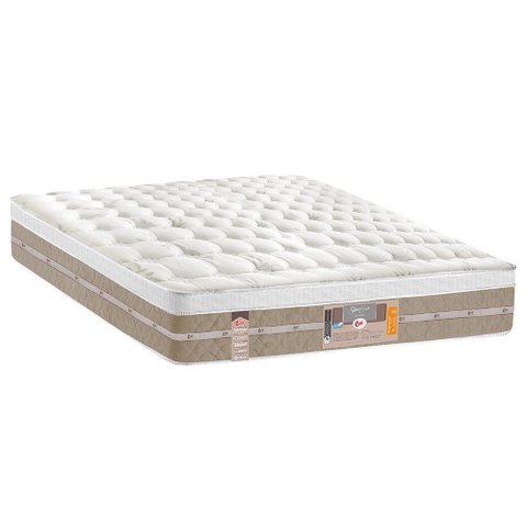Colchão King Castor Silver Star Air com Molas Ensacadas e Euro Pillow 32x180x200 cm