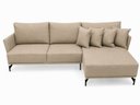 Ver imagem 3 de Sofá Ibiza Linho Bege 2.20m Chaise Lado Direito ou Esquerdo – Design Moderno e Conforto Premium