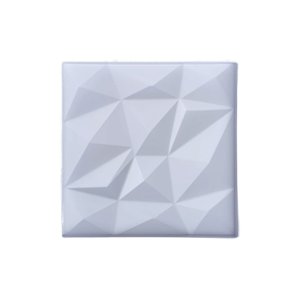 Forma de Gesso 3D e Cimento ABS, Molde Mini Ligúria 30x30 pra Revestimento de Parede FDG Painel Deco