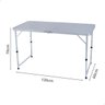 Mesa Pratica Dupla 120cm Mor Dobravel Camping Estetica - 5