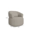 Ver imagem 3 de Poltrona Orgânica Living Duomo Boucle Just Time