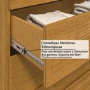 Ver imagem 7 de Guarda-Roupa Solteiro Maya 3 Portas 2 Gavetas Cinamomo - ACP Móveis