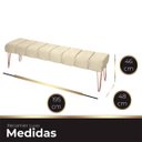 Ver imagem 6 de Recamier Estofada Casal King Size Luxo Veludo Bege Ateliê do Conforto Recamier Casal King Size Estof