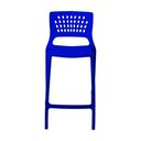 Ver imagem 3 de Banqueta Alta para Bancada e Cozinha Azul Bic Empilhável Marte em Polipropileno Acrilys