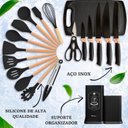 Ver imagem 3 de Conjunto 19 Peças Utensílios Kit Cozinha Silicone California