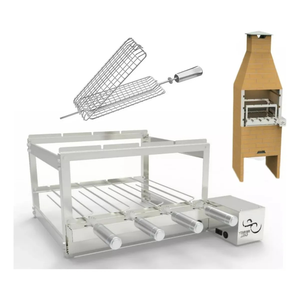 Churrasqueira Inox 4 Espeto Grill