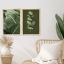 Ver imagem 3 de Dupla de Quadros Decorativos Paisagem Natureza Folhagem Verde