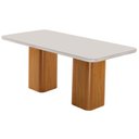 Ver imagem 2 de Mesa Jantar Maldivas Madeirado 180cm Off/Naturale Rufato
