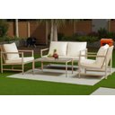 Ver imagem 1 de Conjunto de Àrea Externa Solari com 1 Sofá, 2 Poltronas 1 Mesa - Cinza