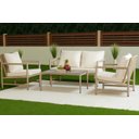 Ver mais imagens de Conjunto de Àrea Externa Solari com 1 Sofá, 2 Poltronas 1 Mesa - Cinza