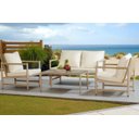 Ver imagem 4 de Conjunto de Àrea Externa Solari com 1 Sofá, 2 Poltronas 1 Mesa - Cinza