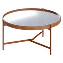 Ver imagem 1 de Mesa de Centro Aqua Pequena com Espelho Cobre - Imcal