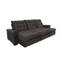 Ver mais imagens de Sofá Coliseu 2.90m Retrátil e Reclinável Super Pillow - Marrom