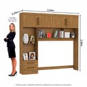 Ver mais imagens de Guarda Roupa Modulado com Cama Paris 4 Portas 2 Gavetas