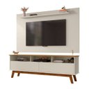 Ver imagem 2 de Rack com Painel Elegant para TV até 65 Polegadas Pés de Madeira Maciça Móveis Bechara