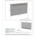 Ver imagem 4 de Rack com Painel Elegant para TV até 65 Polegadas Pés de Madeira Maciça Móveis Bechara