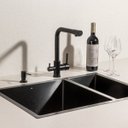 Ver imagem 1 de Cuba Dupla de Cozinha Inox Retangular 73x50cm Kai Bela Metais
