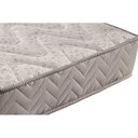 Ver imagem 5 de Cama Box Baú Solteiro: Colchão Espuma Paropas D45 Pasquale + Base Crc Suede Gray(88x188)