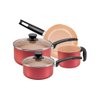 Jogo De Panelas Magnific 4 Peças Alumínio Antiaderente Panelux Cereja - 1