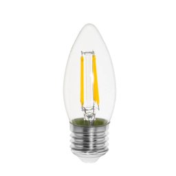Lâmpada Led Vela Filamento E27 Iluminação Decoração - 1
