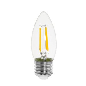 Lâmpada Led Vela Filamento E27 Iluminação Decoração