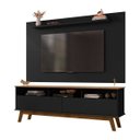 Ver imagem 2 de Rack com Painel Elegant para TV até 65 Polegadas Pés de Madeira Maciça Móveis Bechara