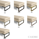 Ver imagem 6 de Recamier Verner Bege Estilo Indutrial - 120cm - Casore