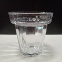 Ver imagem 5 de Vaso Decorativo Enfeite Planta Redondo Vidro 16x16x16cm Transparente