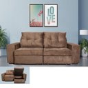 Ver imagem 4 de Sofá Retrátil e Reclinável 3 Lugares com Baú