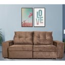 Ver imagem 5 de Sofá Retrátil e Reclinável 3 Lugares com Baú