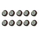 Ver imagem 1 de Mini Roda Lixa Pg Aeme 75x25 Haste 6mm 10 Unidades