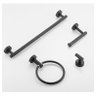 Kit Acessórios Banheiro 4 Peças Inox 304 Black B1011B Preto - 4