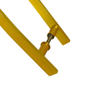 Ver imagem 5 de Puxador Duplo Alumínio Curvo 40cm Porta Pivotante Dourado