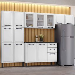 Cozinha Compacta em Aço 4 Peças 14 Portas 2 Gavetas Paneleiro Duplo em Aço New Premium Itatiaia - 2