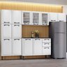 Cozinha Modulada Compacta em Aço 4 Peças 14 Portas 2 Gavetas Paneleiro Duplo New Premium Itatiaia  - 2