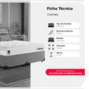 Ver imagem 2 de Colchão Queen Life D33 Pillow Top Branco 17x158x198cm